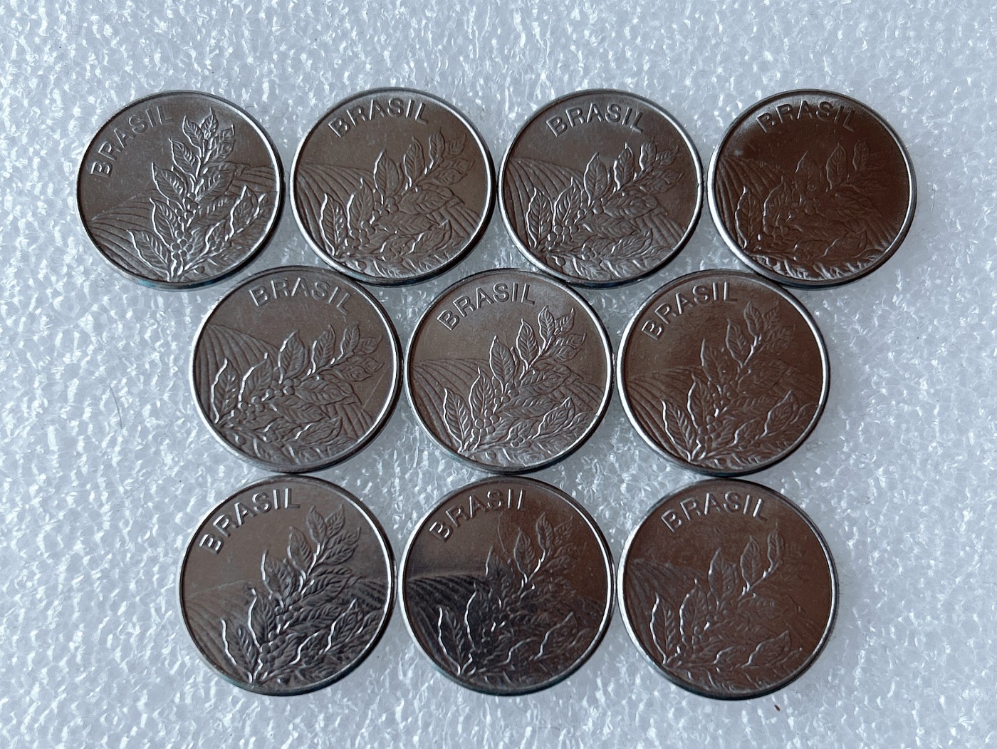 第一海外回流一元起拍收藏 散币专场 第66期 巴西80年代5克鲁塞罗 10枚