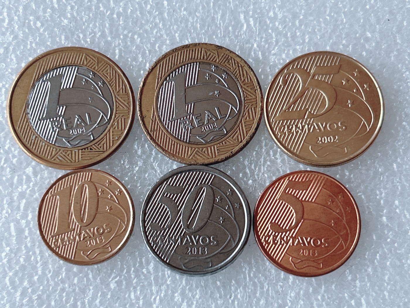 第一海外回流一元起拍收藏 散币专场 第66期 巴西6枚套