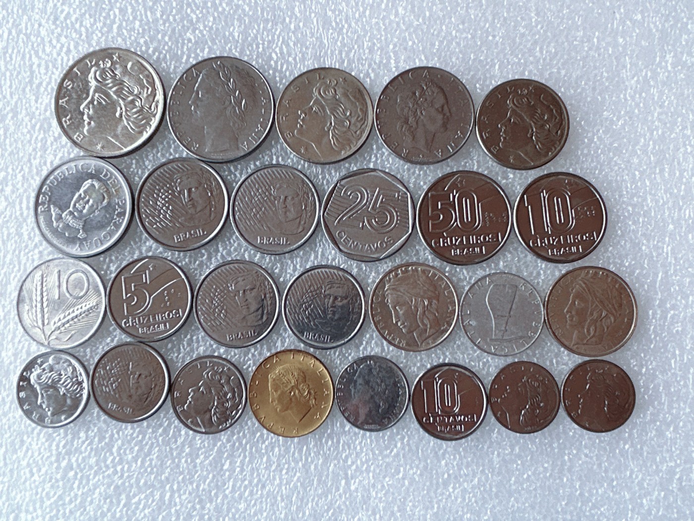 第一海外回流一元起拍收藏 散币专场 第66期 意大利.巴西 26枚 无重复