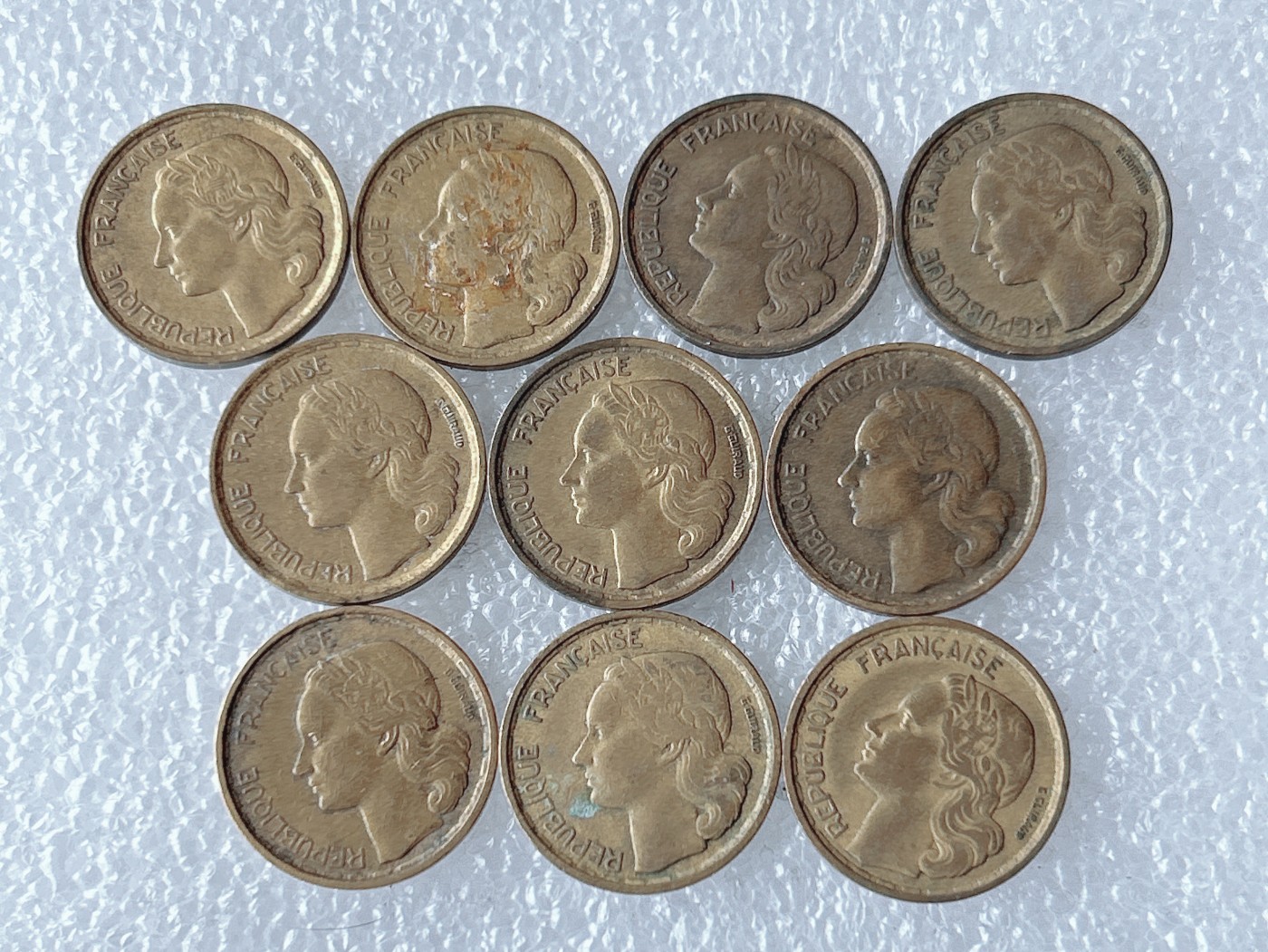 第一海外回流一元起拍收藏 散币专场 第66期 法国50年代20法郎 10枚