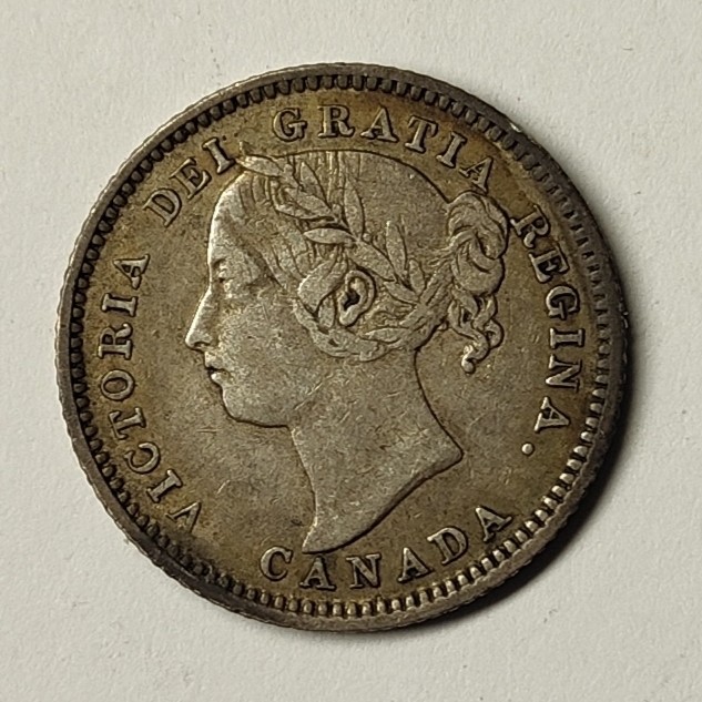 🏮💰物与斋新春连拍3-世界近现代硬币专场（共三场合并发货） 英属加拿大1896年维多利亚10分银币
