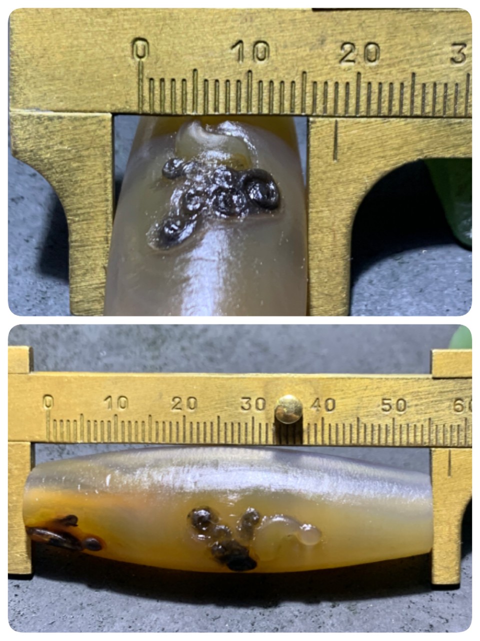 精美亚光高玉化巴西玛瑙手工俏色巧雕一心向佛，得道成佛意境桶珠一个