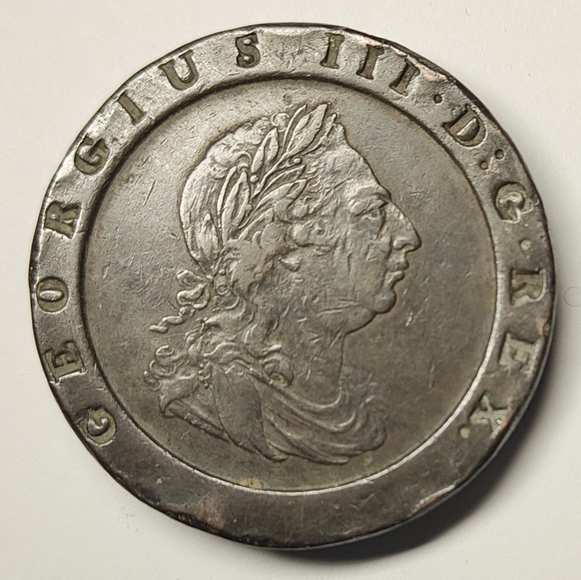 🏮💰物与斋新春连拍3-世界近现代硬币专场（共三场合并发货） 英国1797年乔治三世车轮2便士铜币 经典名誉品 细节更好