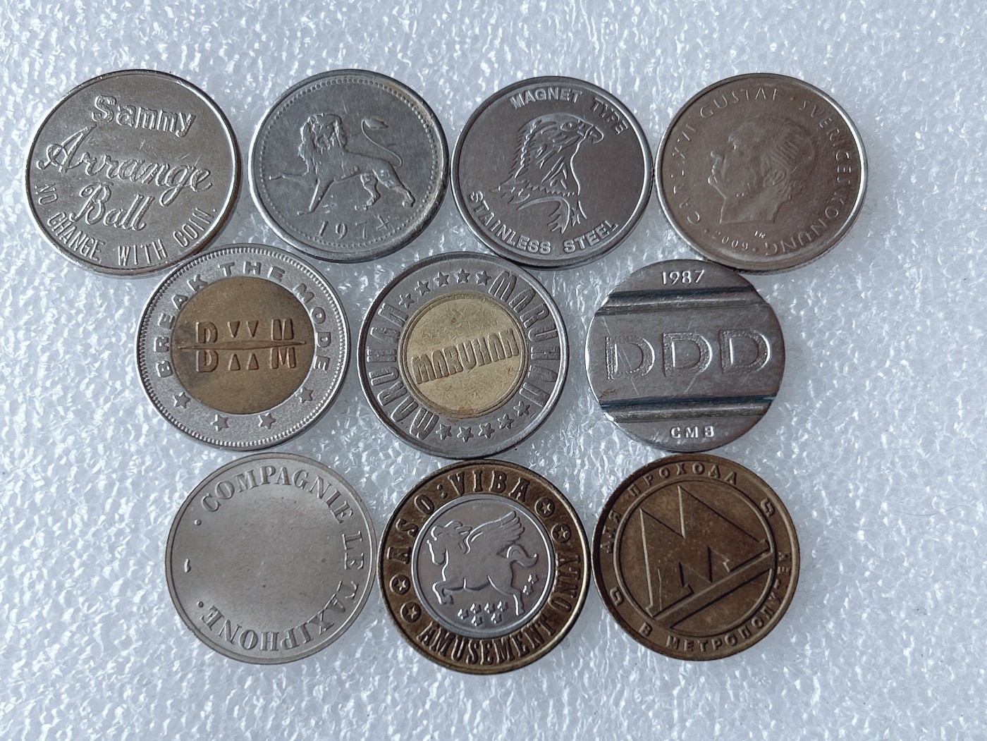 第一海外回流一元起拍收藏 散币专场 第66期 代币 章 10枚