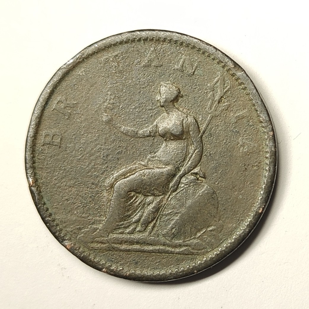 🏮💰物与斋新春连拍3-世界近现代硬币专场（共三场合并发货） 英国1806年乔治三世1便士铜币