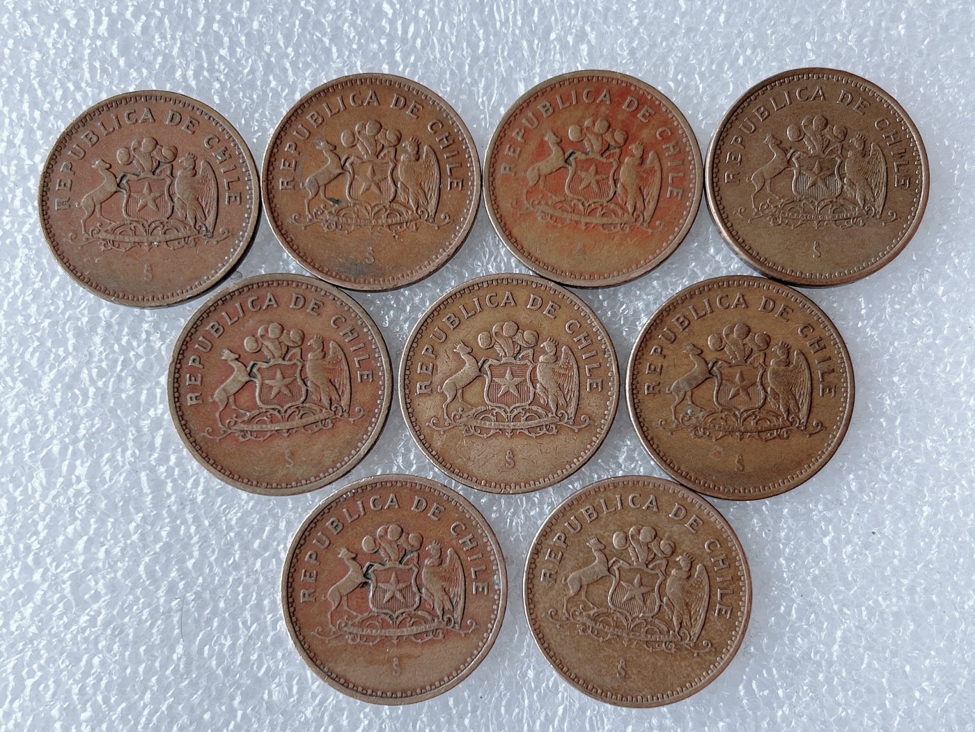 第一海外回流一元起拍收藏 散币专场 第66期 智利100比索 10枚