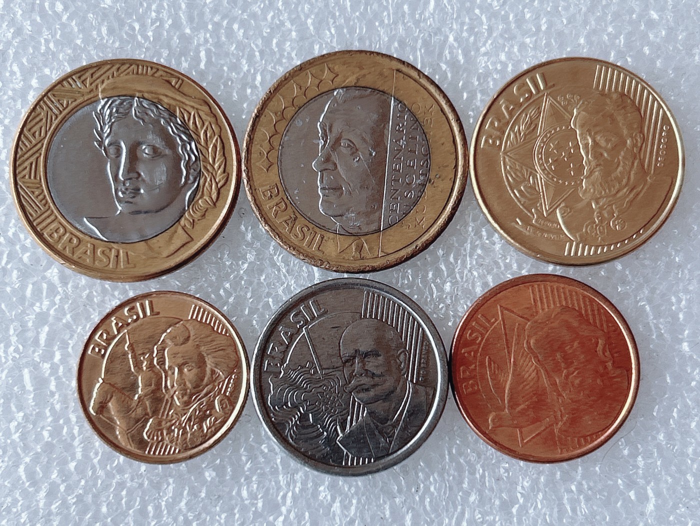 第一海外回流一元起拍收藏 散币专场 第66期 巴西6枚套