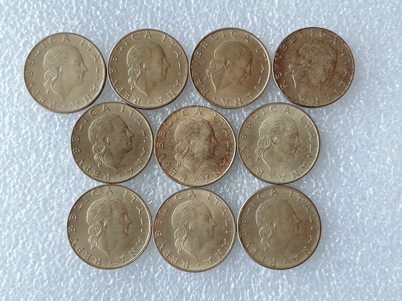 第一海外回流一元起拍收藏 散币专场 第66期 意大利200里拉铜币 10枚