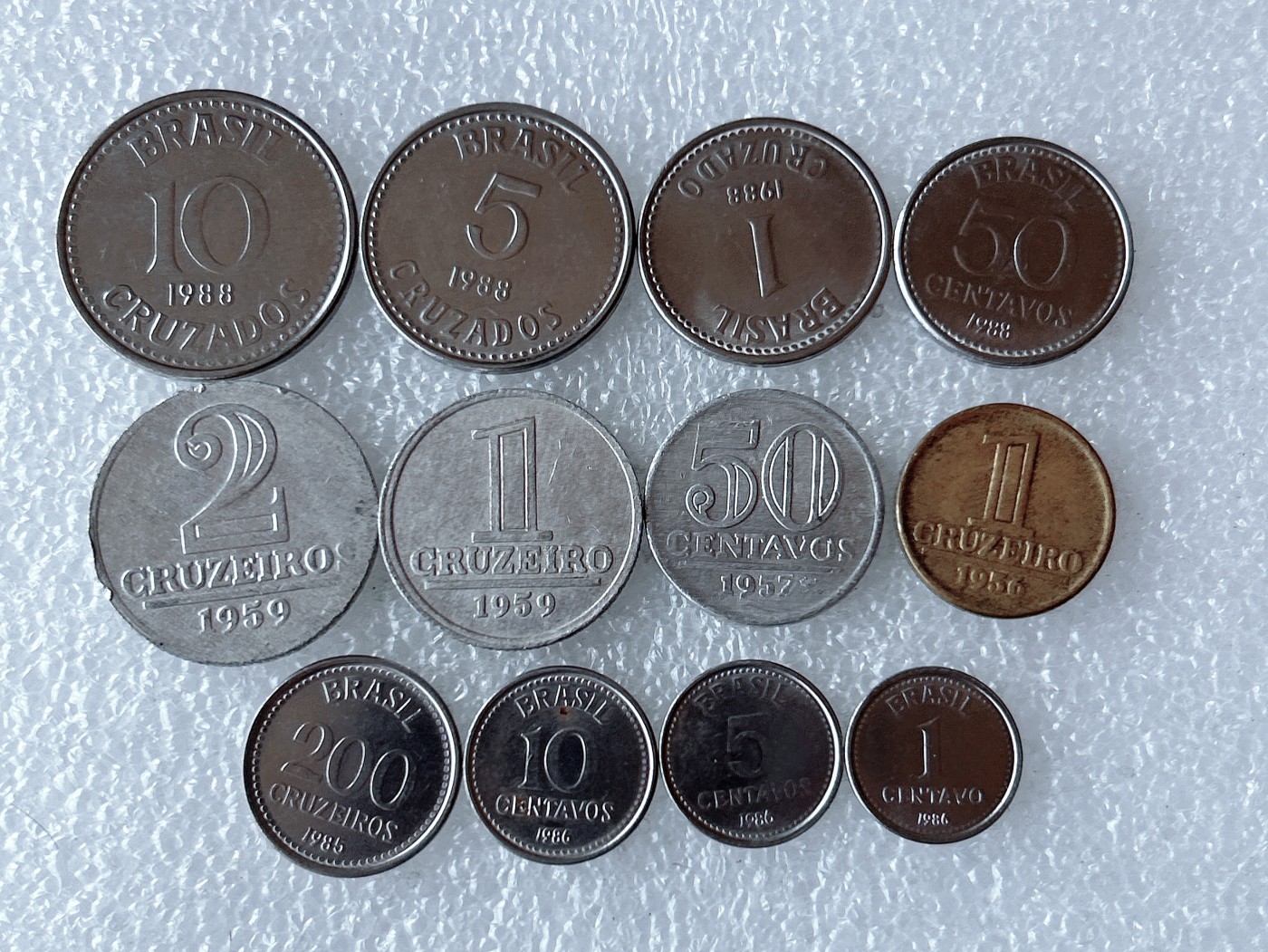 第一海外回流一元起拍收藏 散币专场 第66期 巴西硬币五星版 12枚