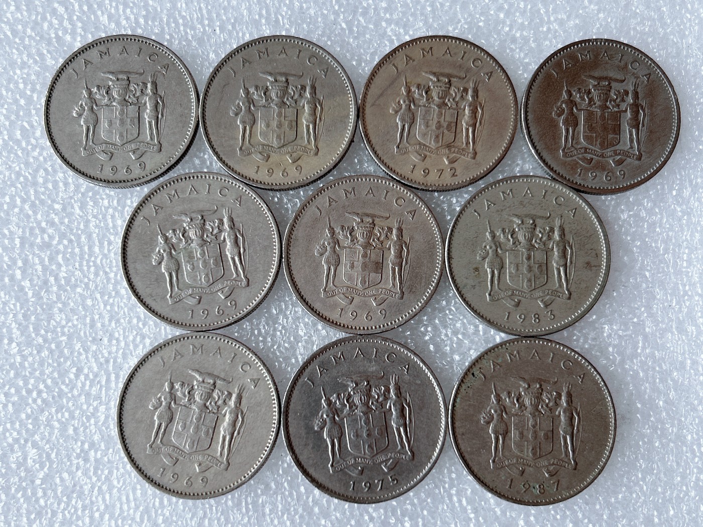 第一海外回流一元起拍收藏 散币专场 第66期 牙买加10分 10枚
