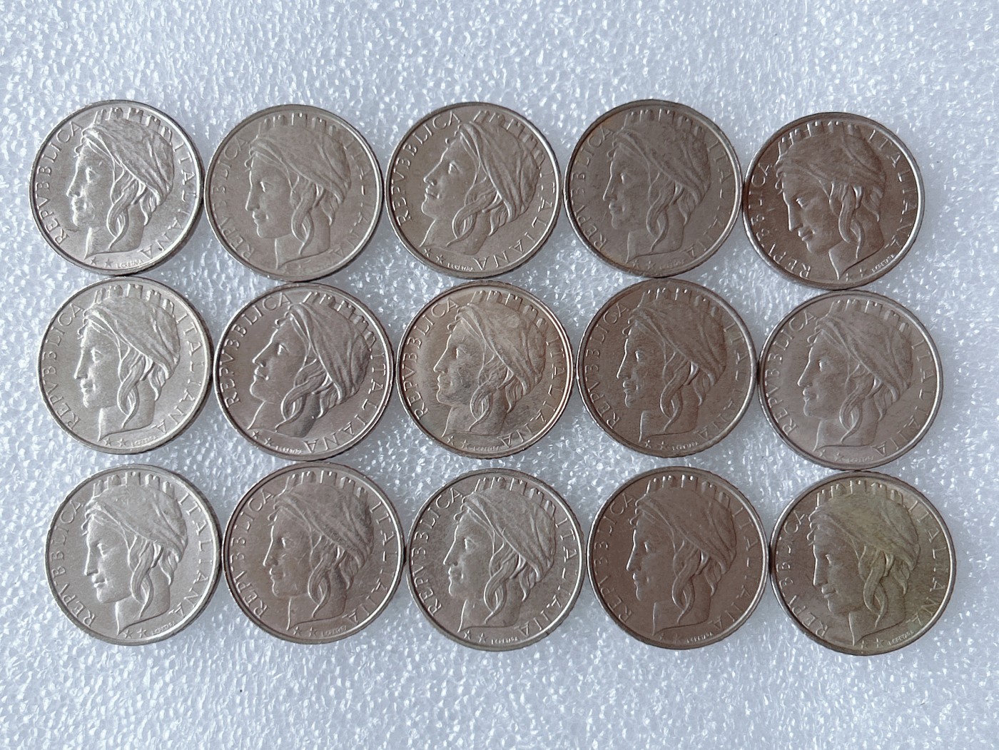 第一海外回流一元起拍收藏 散币专场 第66期 意大利100里拉 15枚