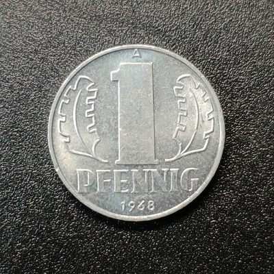 【君缘收藏】第19期——钱币，邮票 - 民主德国1968年1芬尼硬币