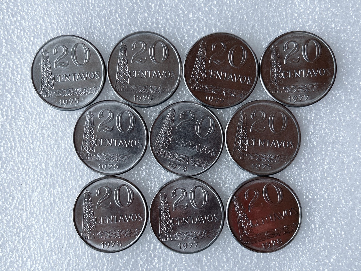 第一海外回流一元起拍收藏 散币专场 第66期 意大利20分不锈钢币 10枚