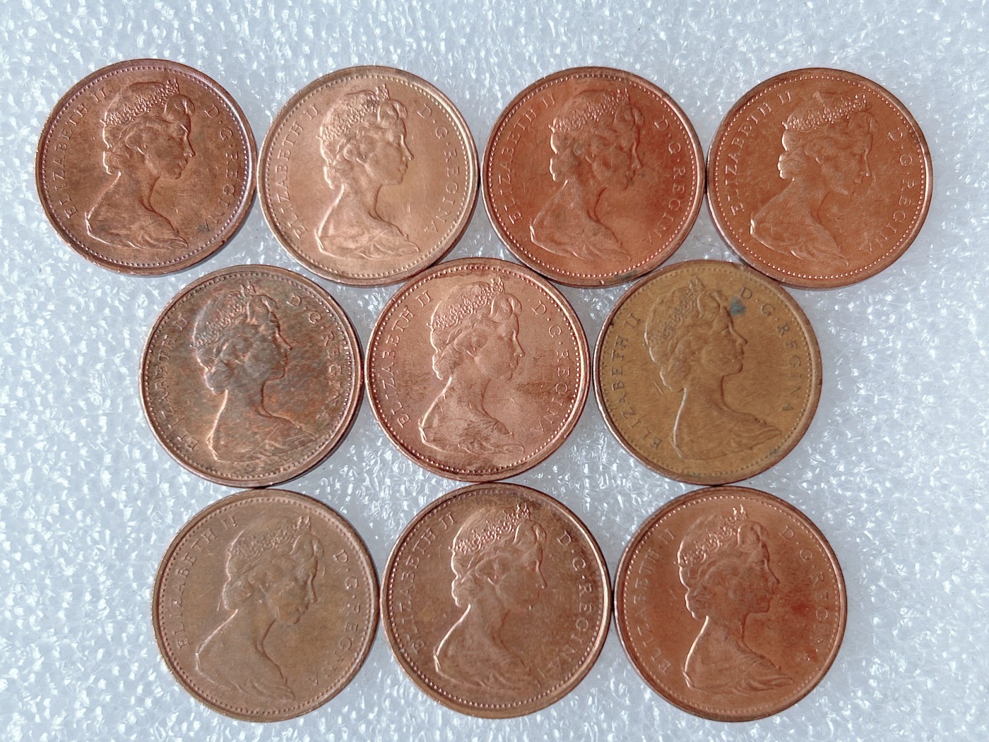 第一海外回流一元起拍收藏 散币专场 第66期 加拿大1分旅鸽 10枚