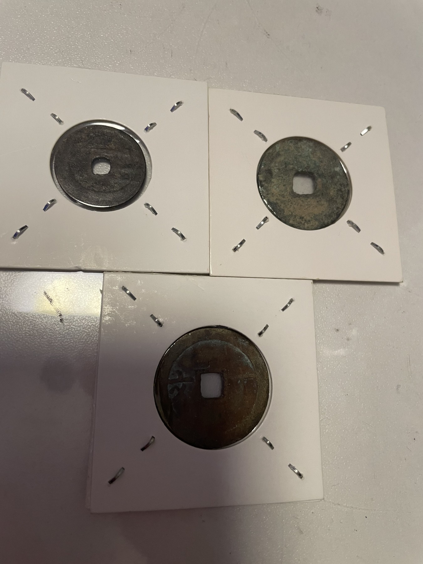 第19场钱币、银币、铜币、纸币、小人书、连环画、瓷器专场 圣元通宝、成泰通宝、天圣元宝，三枚合拍，特惠上传