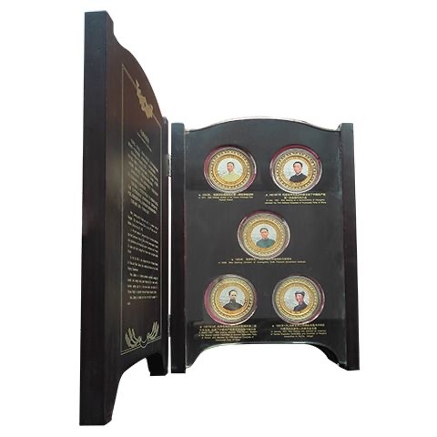 CSIS-GREAT评级精品钱币拍卖第二百三十四期 库克2007年领袖毛泽东诞辰115周年镶金彩色纪念银币20枚大全套