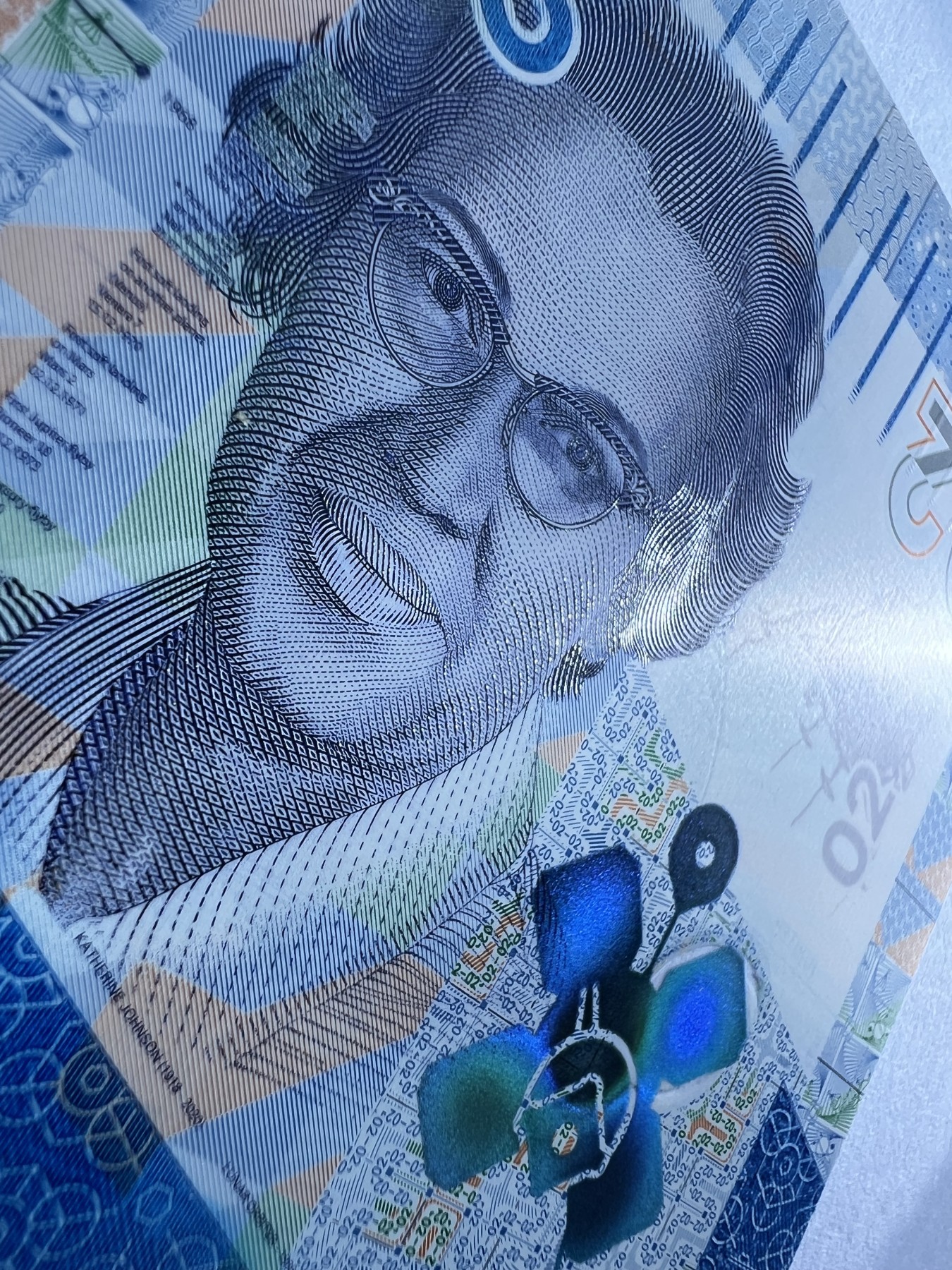 2025第25场（总第225期）：精品测试钞、纪念钞、塑料钞、连体钞综合场 瑞士高宝KBA 2021“莱卡～02”系列塑料测试钞UNC（SPARK®、Optics、美国航天科学家凯瑟琳·约翰逊 Katherine Johnson）