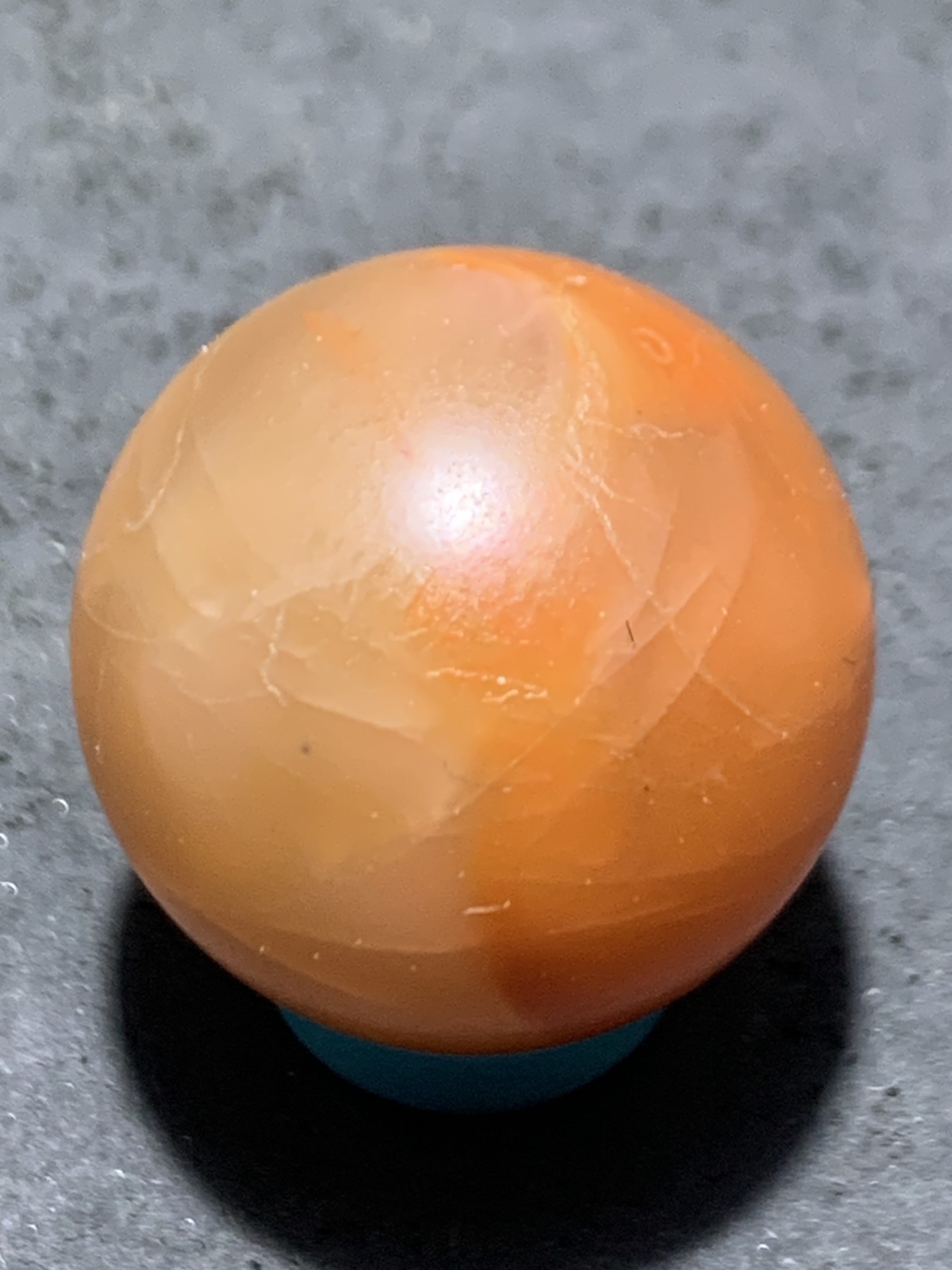 精美保山南红玛瑙2.0圆珠一颗，