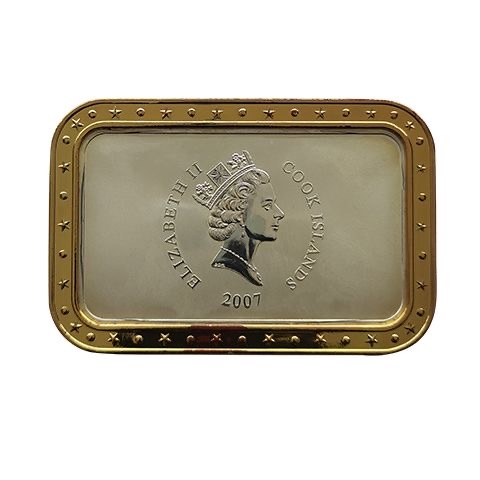 CSIS-GREAT评级精品钱币拍卖第二百三十四期 库克2007年领袖毛泽东诞辰115周年镶金彩色纪念银币20枚大全套