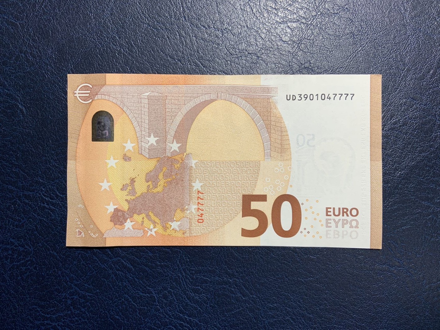 收藏联盟Quantum Auction 第325期拍卖  欧盟国家2017年50欧元 品相UNC 边角有瑕疵 狮子号7777