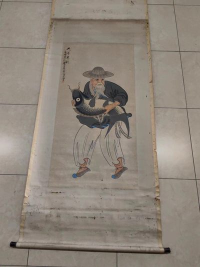 海外回流精品拍卖 - 美国回流民国时期人物画-大得其利（尺度大）
