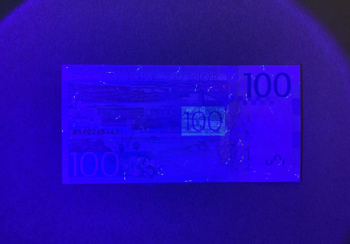 【Blue Auction】✨世界纸币精拍第433期【精】 【初版Johan Gernandt & Stefan Ingves首签】瑞典 2016年100克朗 嘉宝 全新UNC 稀少B冠