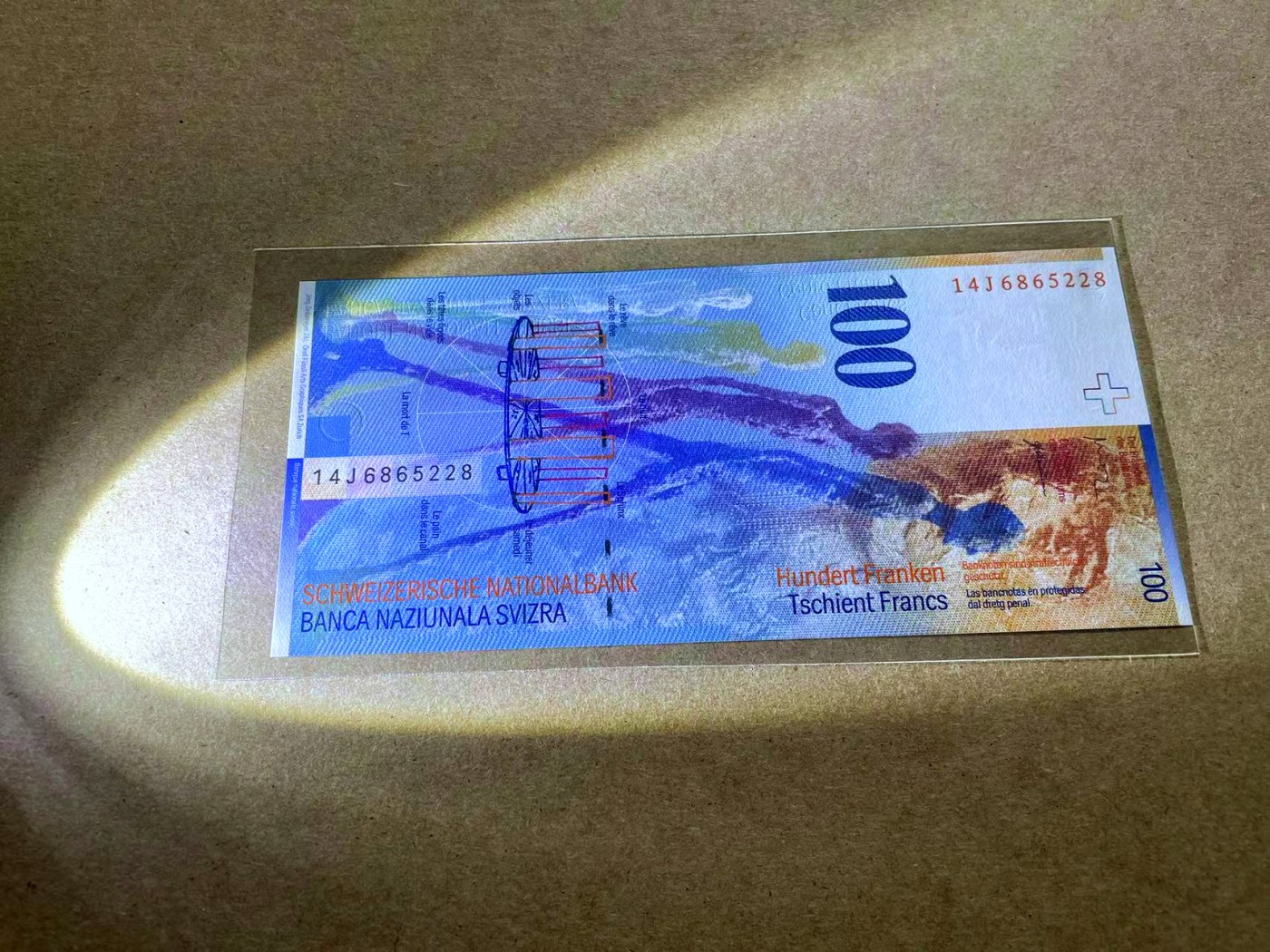 【Blue Auction】✨世界纸币精拍第433期【精】 【无47】瑞士 2014年100法郎 全新UNC