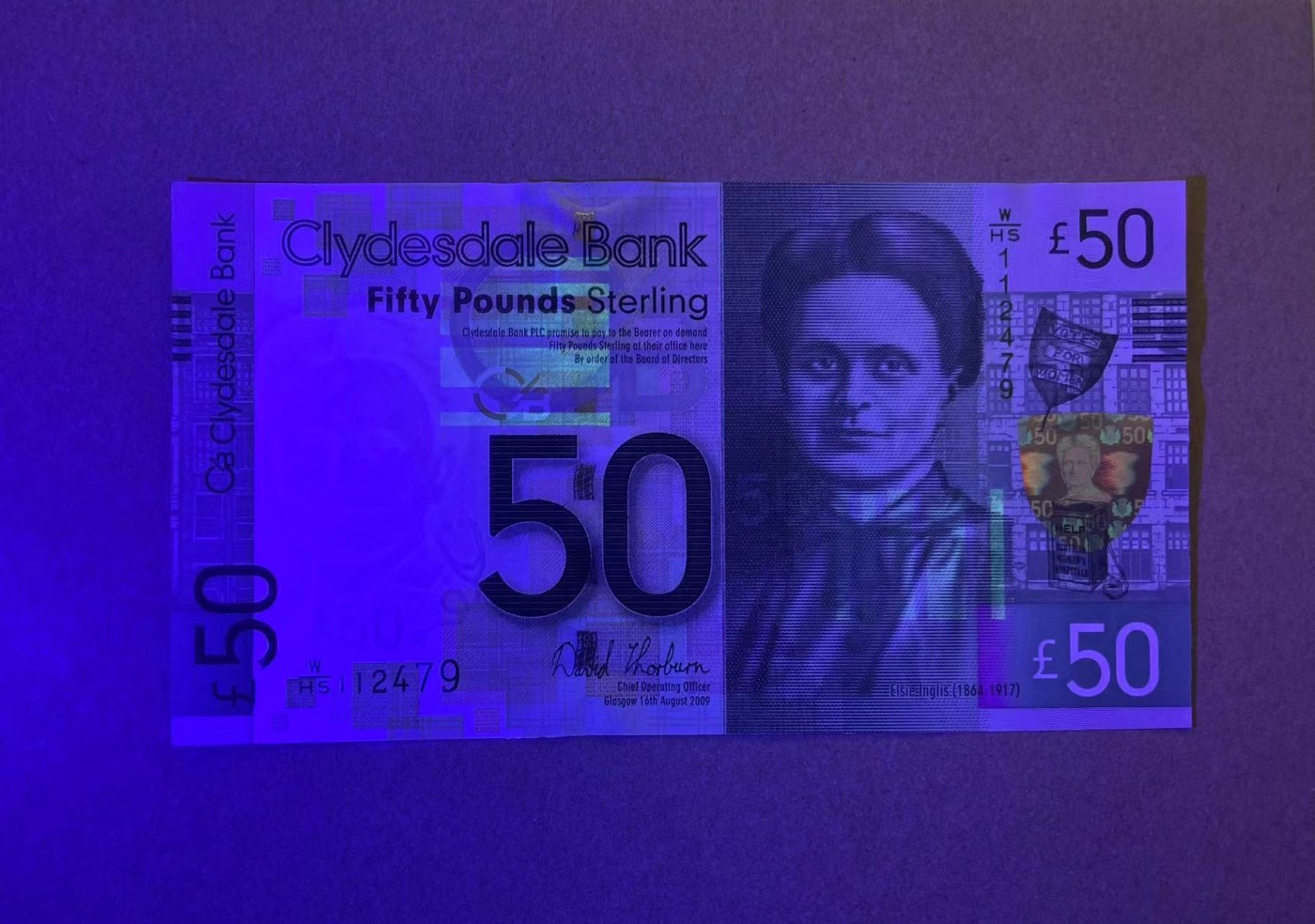 【Blue Auction】✨世界纸币精拍第433期【精】  【WHS首发冠】苏格兰 2009年50镑 全新UNC