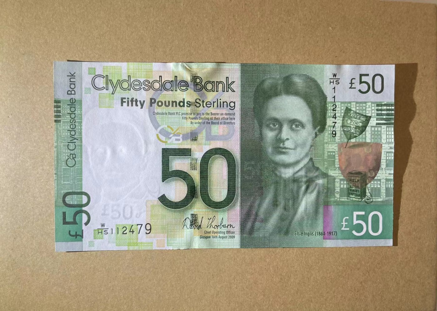 【Blue Auction】✨世界纸币精拍第433期【精】  【WHS首发冠】苏格兰 2009年50镑 全新UNC