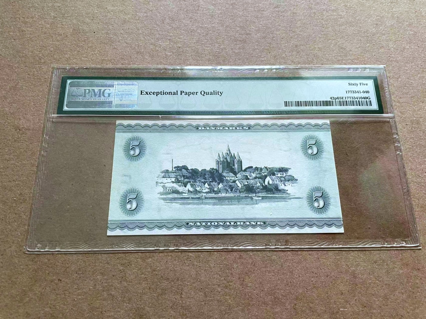 【Blue Auction】✨世界纸币精拍第433期【精】 丹麦 1960年5克朗 三裸女 PMG65EPQ 