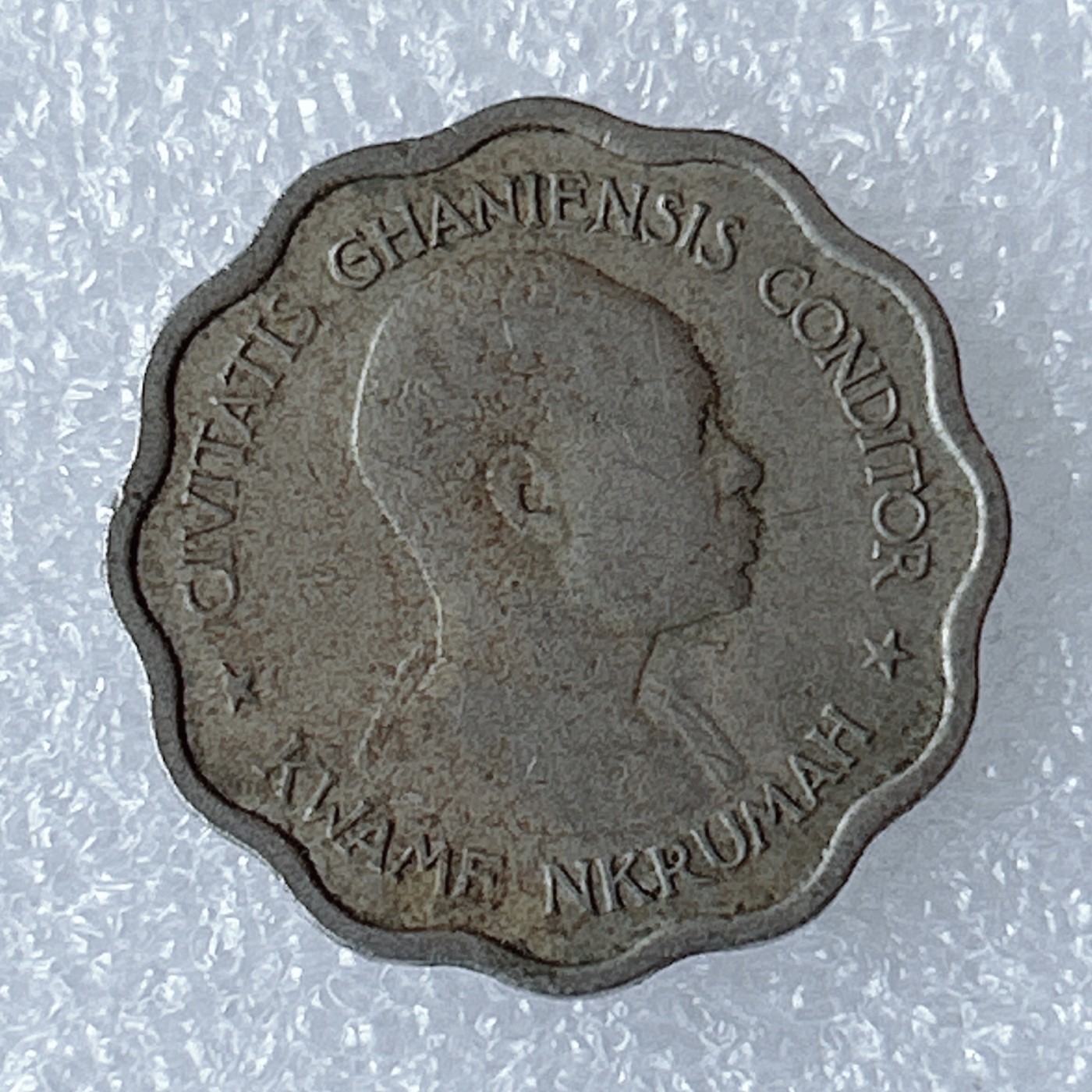 海外回流1元起拍小铺 各国钱币散币场 第8期 加纳1958年3便士镍币