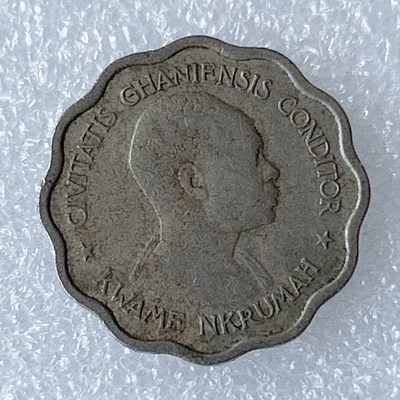 海外回流1元起拍小铺 各国钱币散币场 第8期 加纳1958年3便士镍币