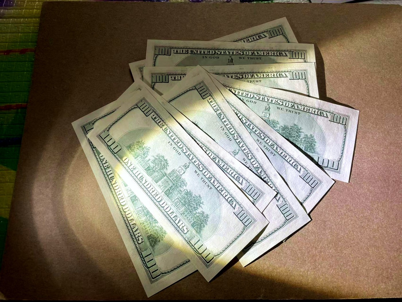 【Blue Auction】✨世界纸币精拍第434期【精】 【一组9张 缺豹子号】美国 1996年100美金 全新UNC