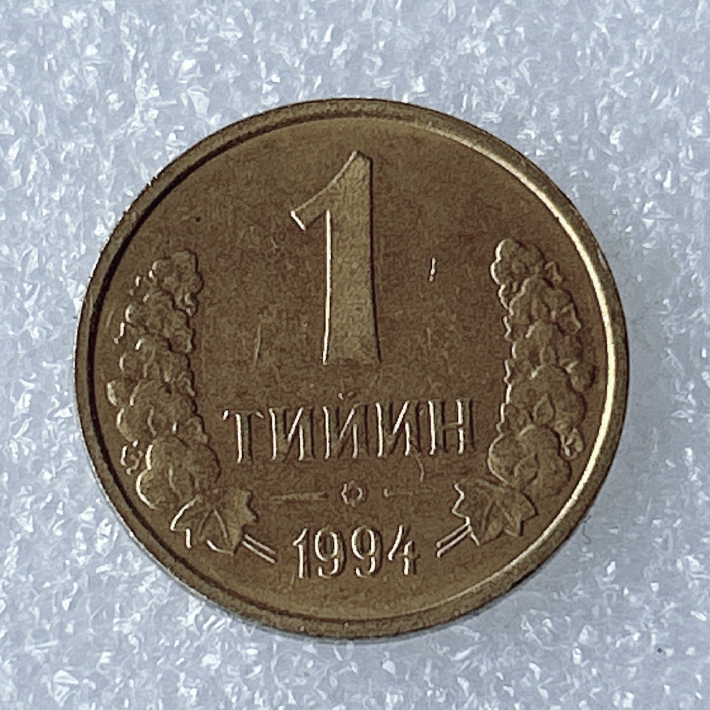 海外回流1元起拍小铺 各国钱币散币场 第8期 1994年乌兹别克斯坦1提因