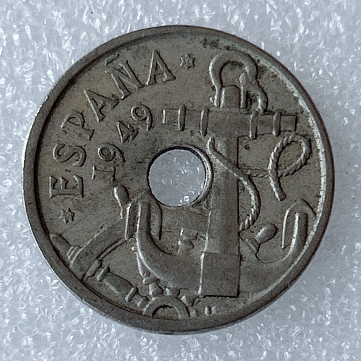 海外回流1元起拍小铺 各国钱币散币场 第8期 西班牙1949年50分