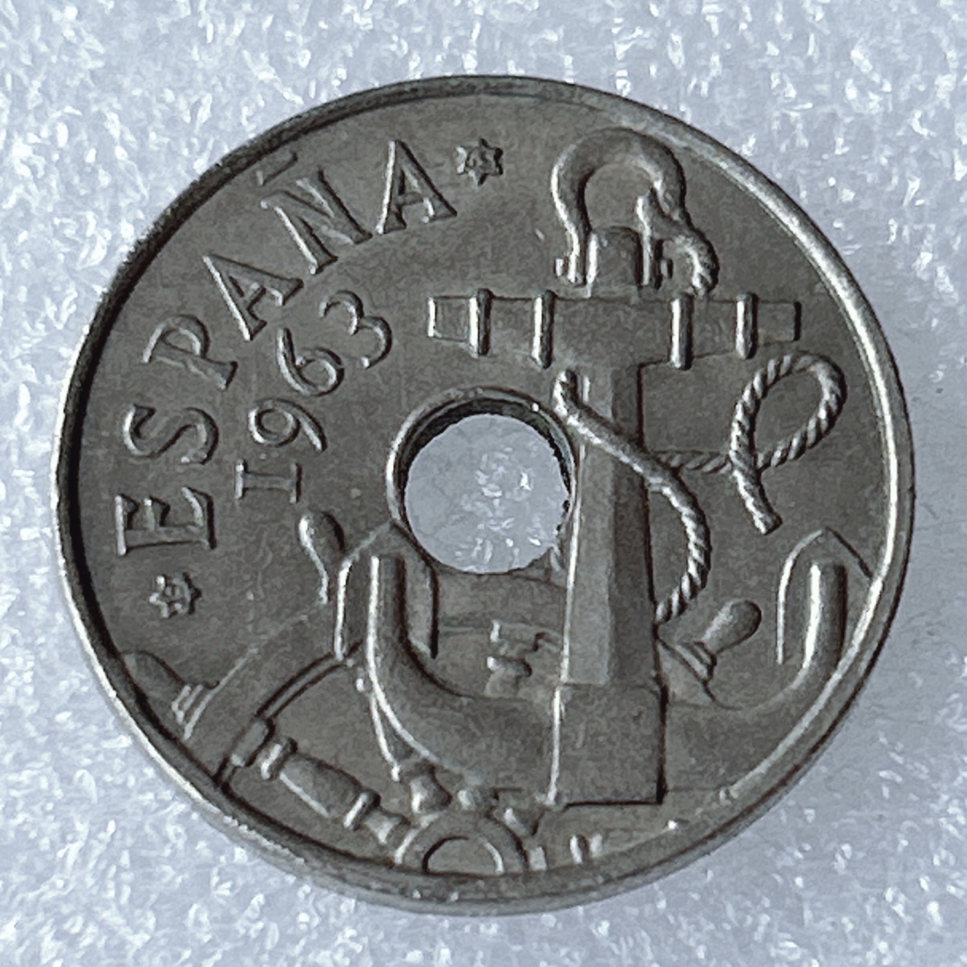 海外回流1元起拍小铺 各国钱币散币场 第8期 西班牙1963年50分