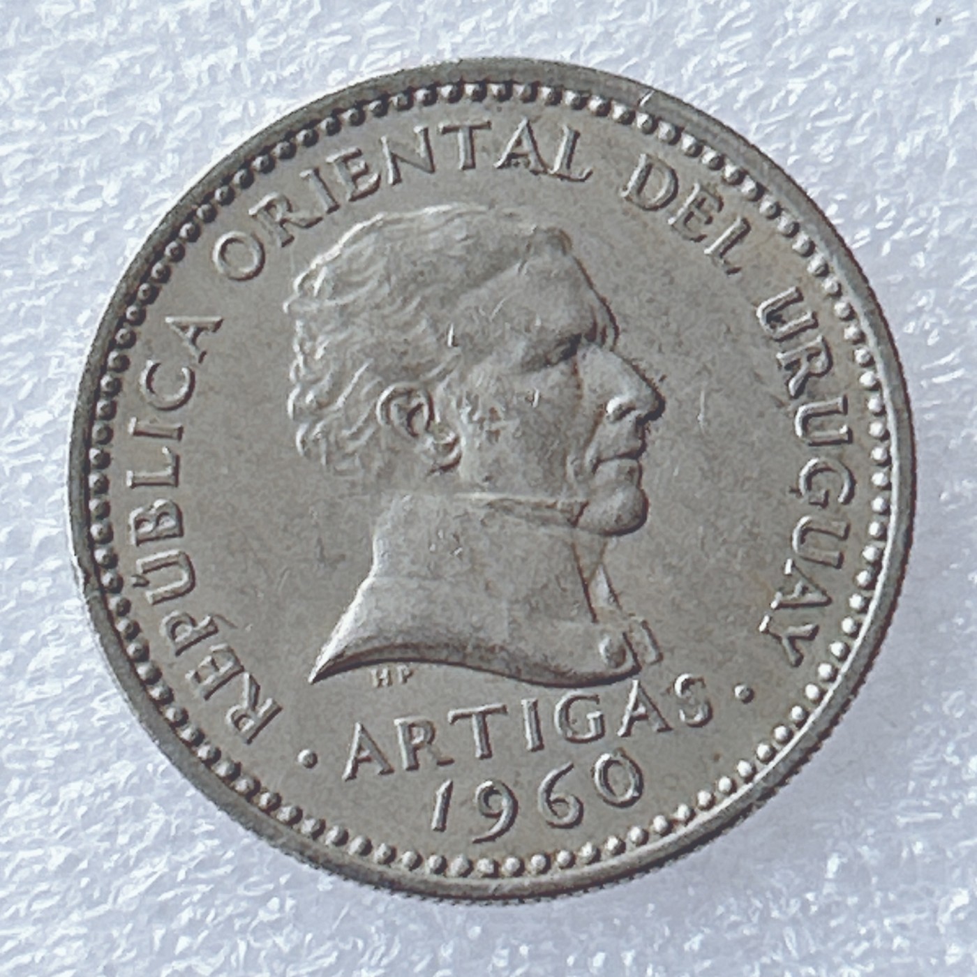 海外回流1元起拍小铺 各国钱币散币场 第8期 乌拉圭1960年50分