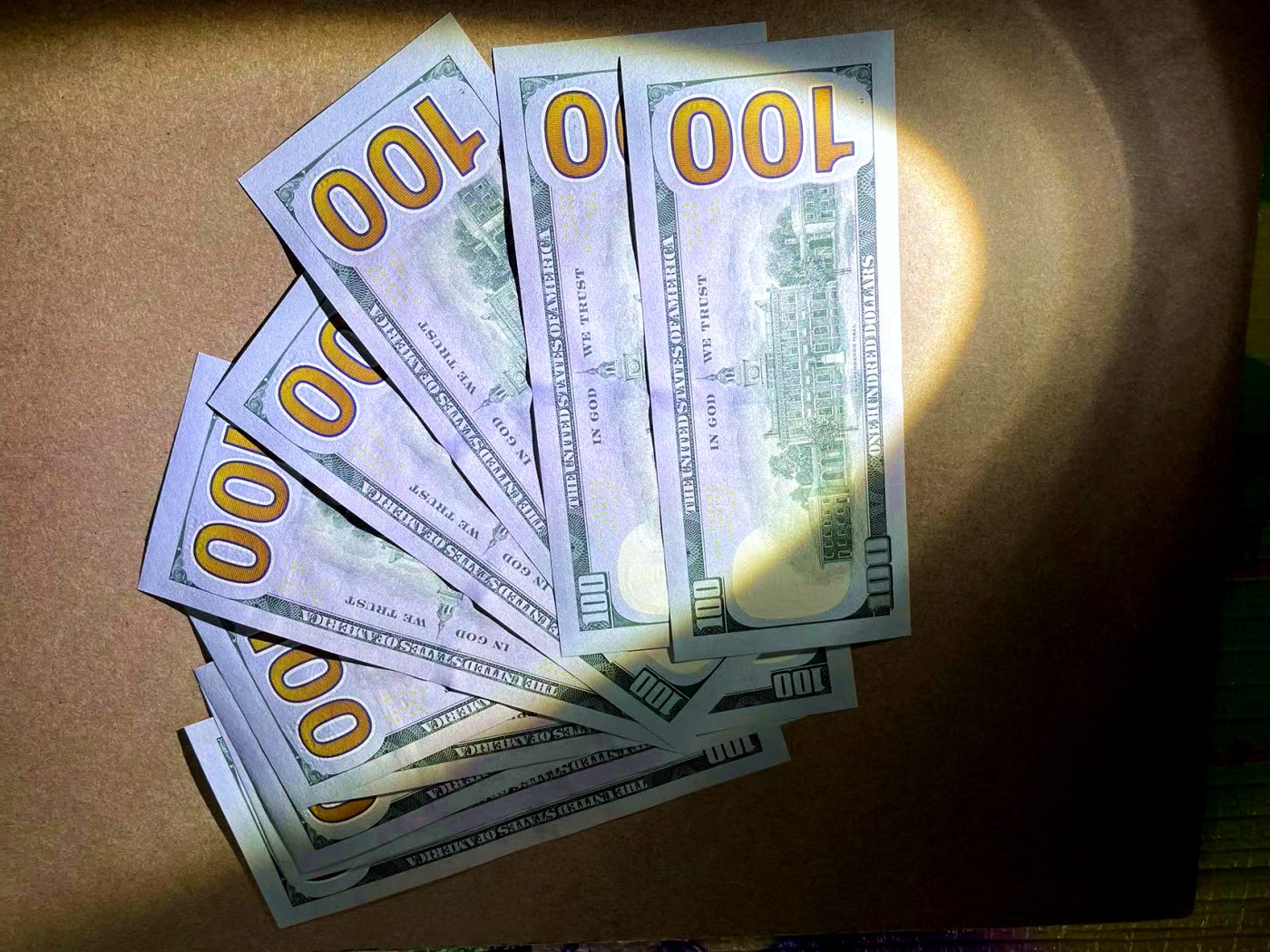 【Blue Auction】✨世界纸币精拍第434期【精】 【一组10张豹子号 包含8888狮子号 众多无47】美国 2017年100美金 全新UNC