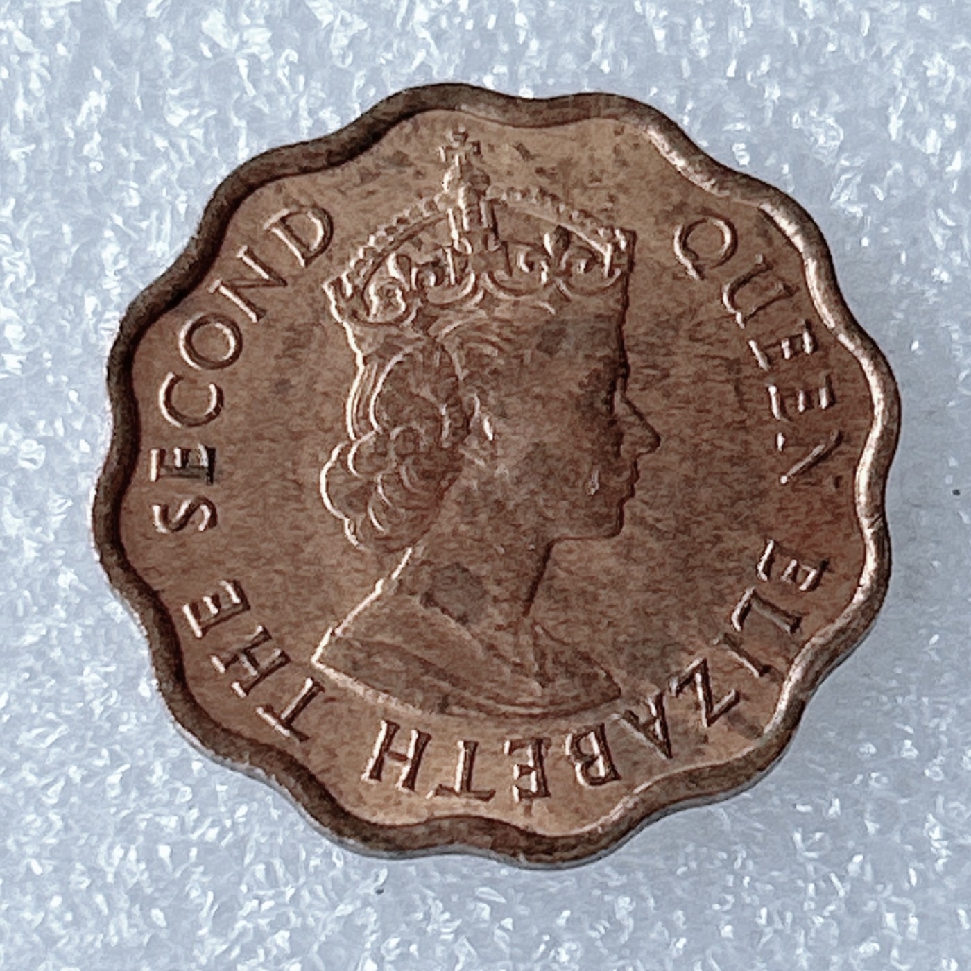 海外回流1元起拍小铺 各国钱币散币场 第8期 英属洪都拉斯1965年花边1分铜币