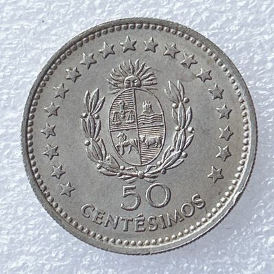 海外回流1元起拍小铺 各国钱币散币场 第8期 - 乌拉圭1960年50分