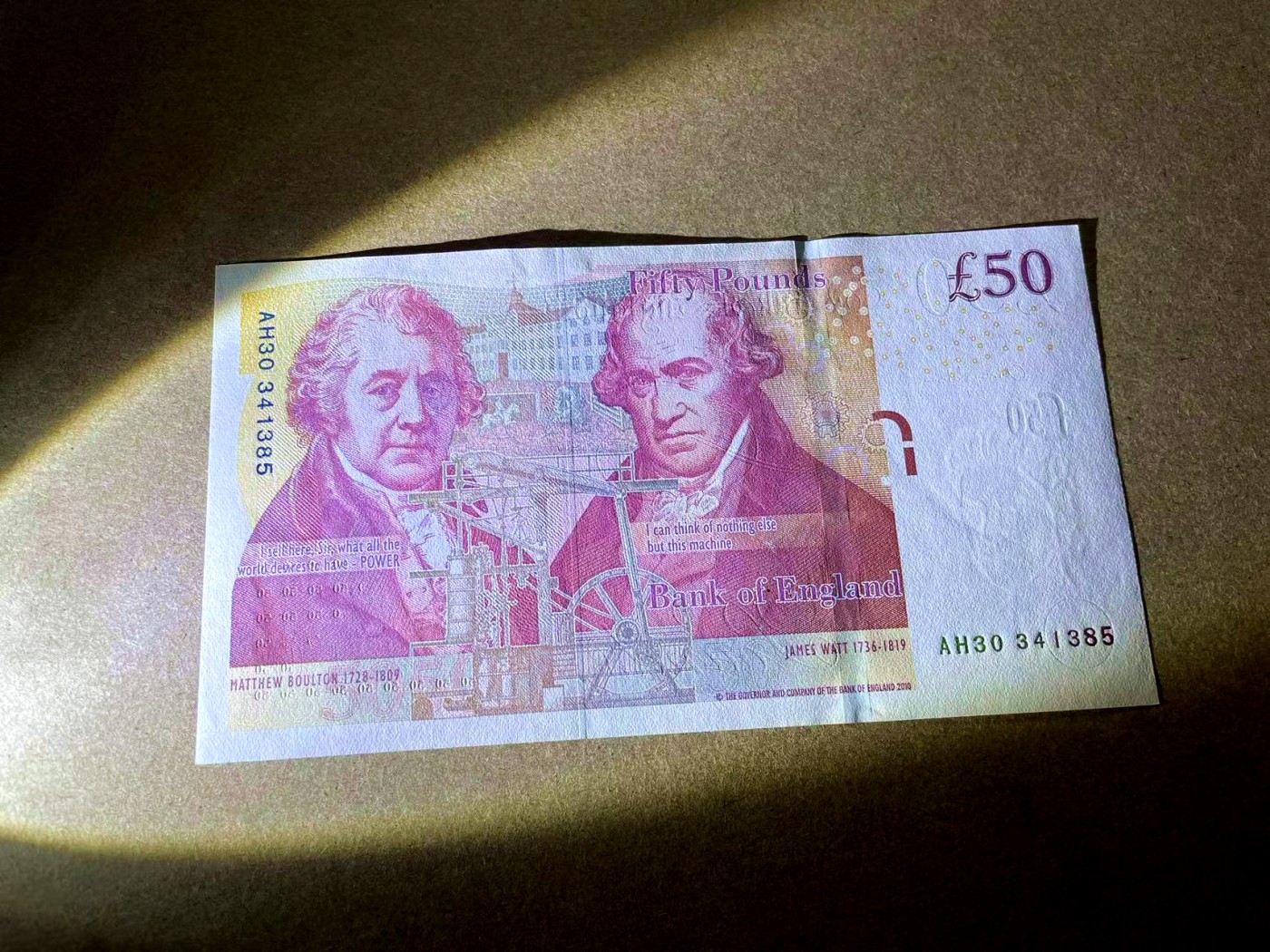 【Blue Auction】✨世界纸币精拍第434期【精】 英国 2010年50镑 全新UNC