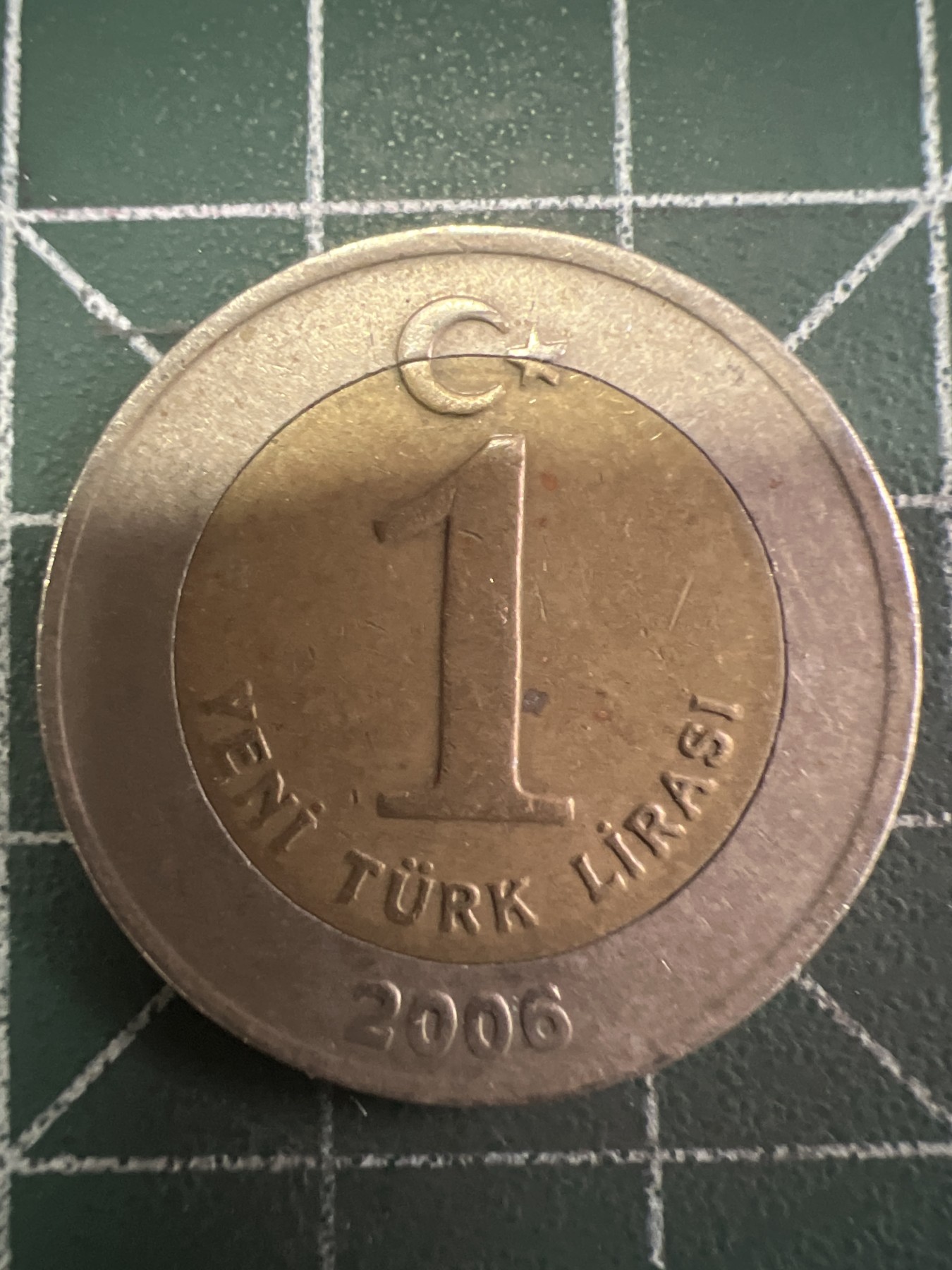 第585期 硬币专场 （无押金，捡漏，全场50包邮，偏远地区除外，接收代拍业务） 土耳其1里拉双色币