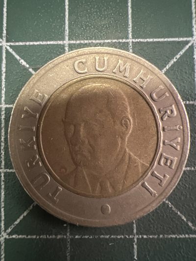 第525期  硬币专场 （无押金，捡漏，全场50包邮，偏远地区除外，接收代拍业务） - 土耳其1里拉双色币