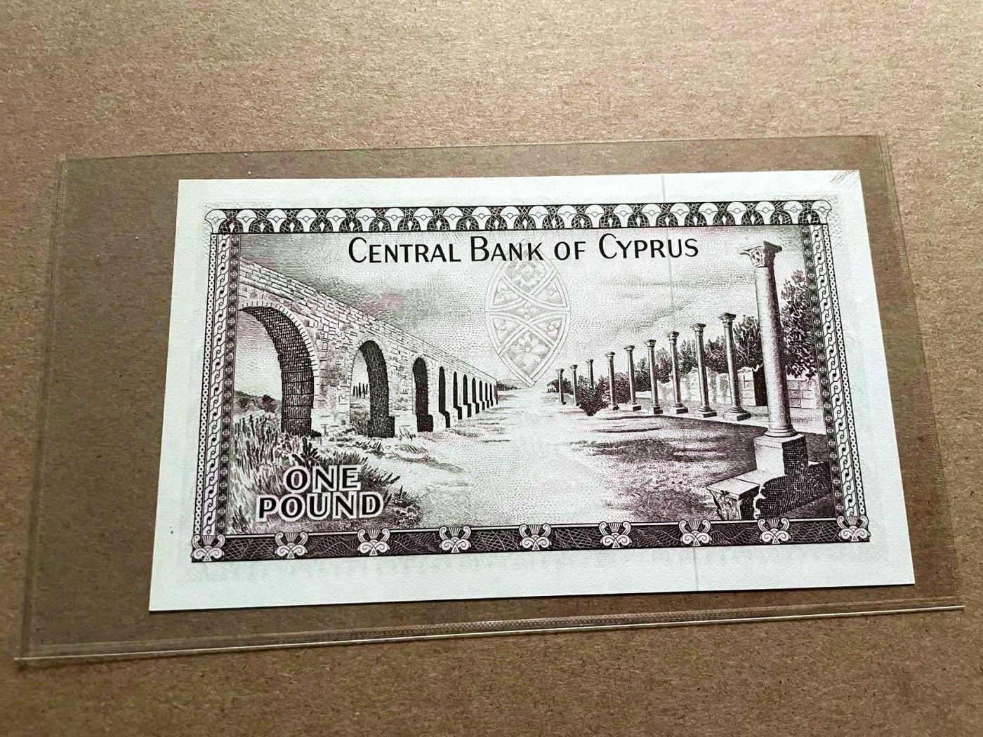 【Blue Auction】✨世界纸币精拍第434期【精】 塞浦路斯 1978年1镑 全新UNC （极轻微拖墨）