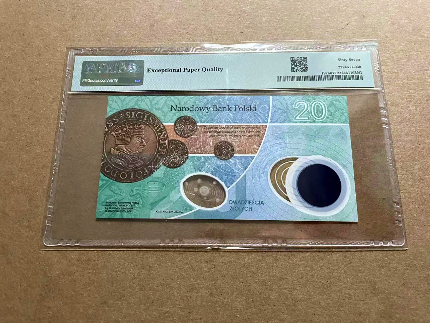 【Blue Auction】✨世界纸币精拍第434期【精】 【无47】波兰 2023年20兹罗提 PMG67EPQ 哥白尼纪念钞