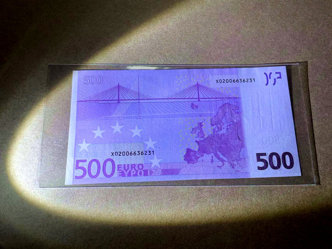 【Blue Auction】✨世界纸币精拍第434期【精】 【首签 无47】欧盟 2002年500欧元 全新UNC