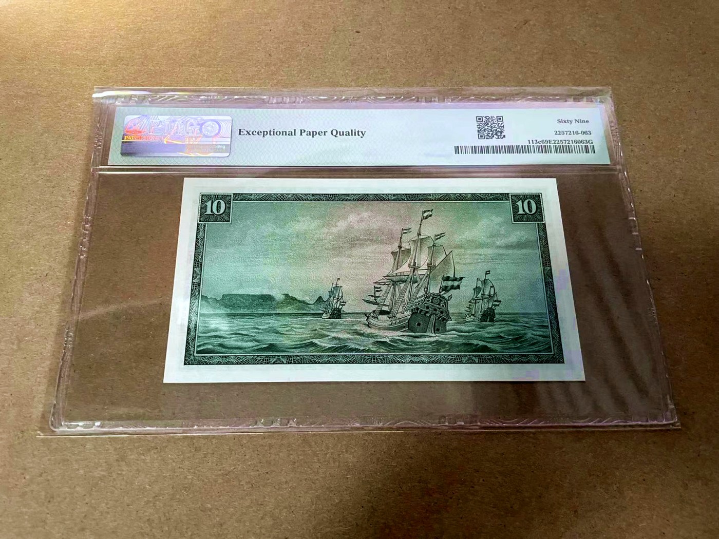 【Blue Auction】✨世界纸币精拍第435期【精】 南非 1975年10兰特 PMG69EPQ 近满分 