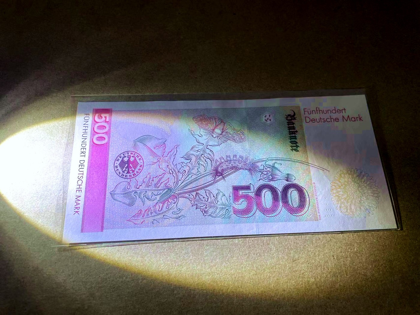 【Blue Auction】✨世界纸币精拍第435期【精】 【AA冠初版】德国 1991年500马克 梅里安 AU+/UNC-