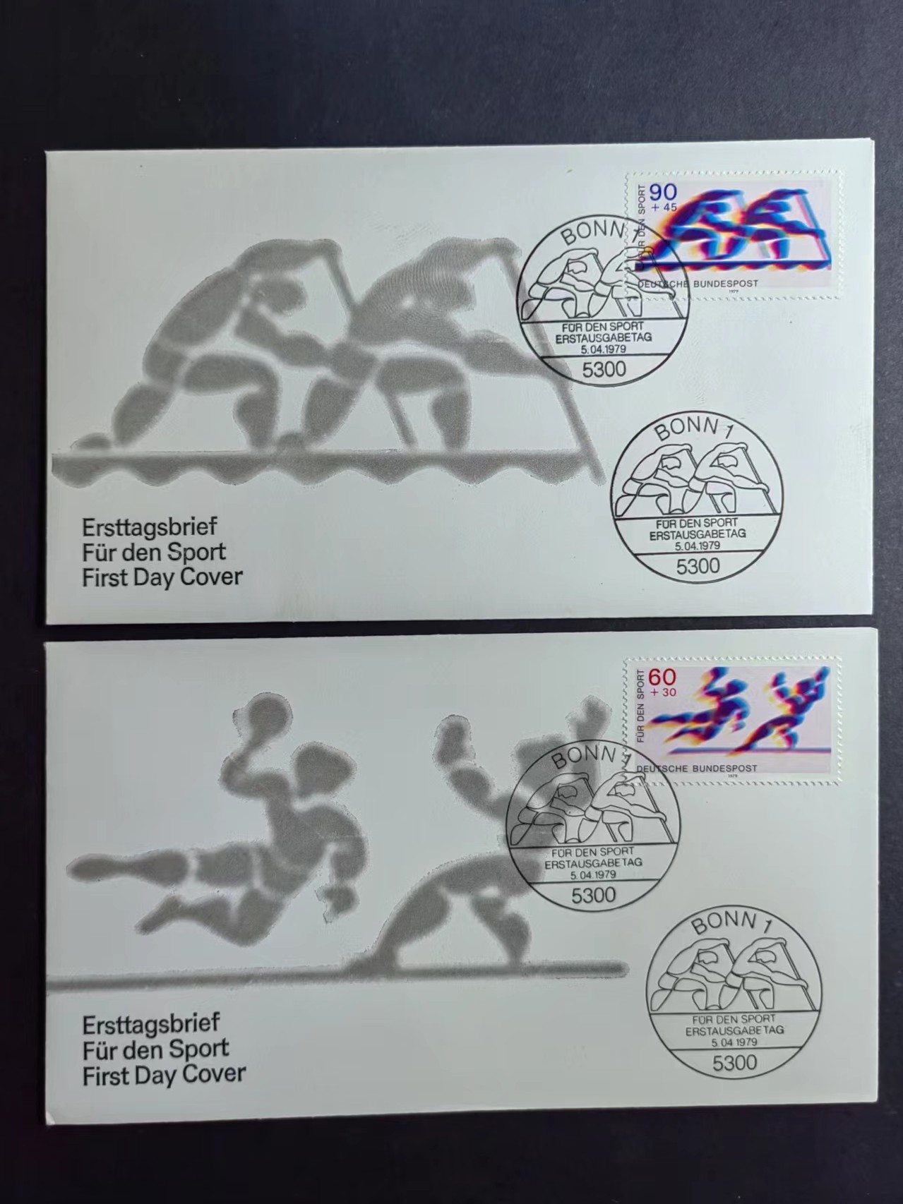 多国邮品✌（拍卖场）精品🔥专场 第④⑨场 德国🇩🇪79-80年 体育主题首日封