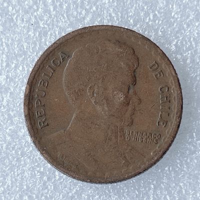 海外回流1元起拍小铺 各国钱币散币场 第8期 智利1944年1比索铜币